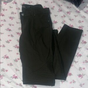 PRANA 6 Dark Green Moto Pants